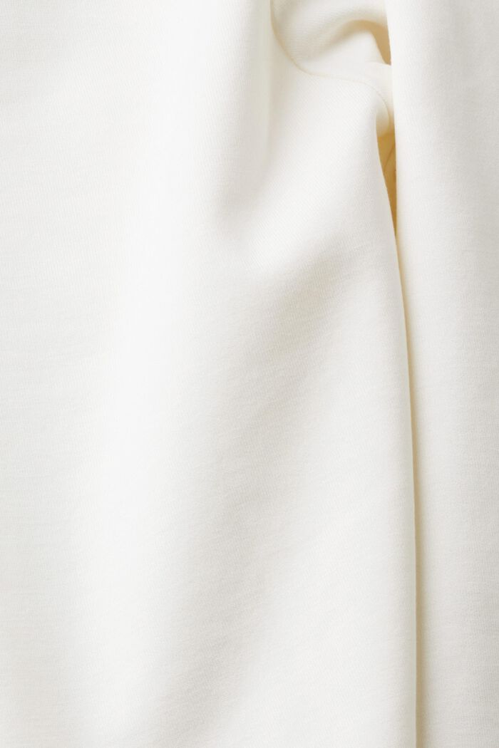 Sweatshirt med hjärtapplikation, OFF WHITE, detail image number 4