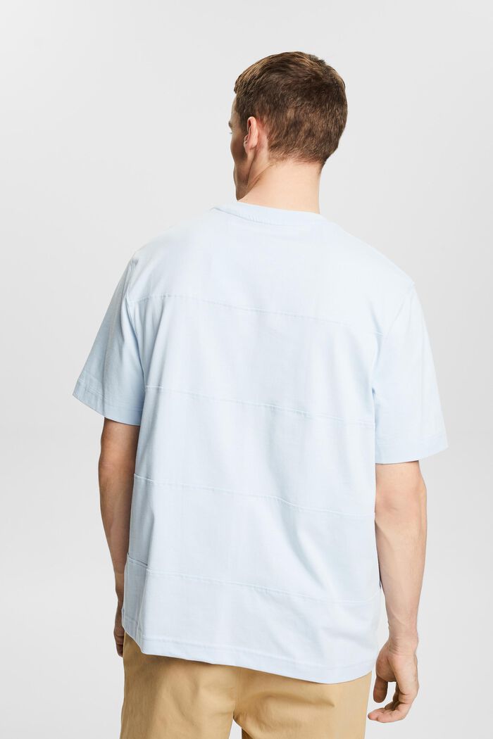Långärmad, rundringad T-shirt i ekologisk bomull, LIGHT BLUE, detail image number 2