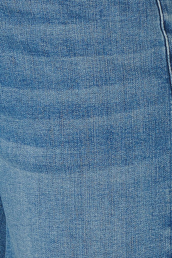 MATERNITY Jeansshorts med linning över magen, BLUE MEDIUM WASHED, detail image number 4