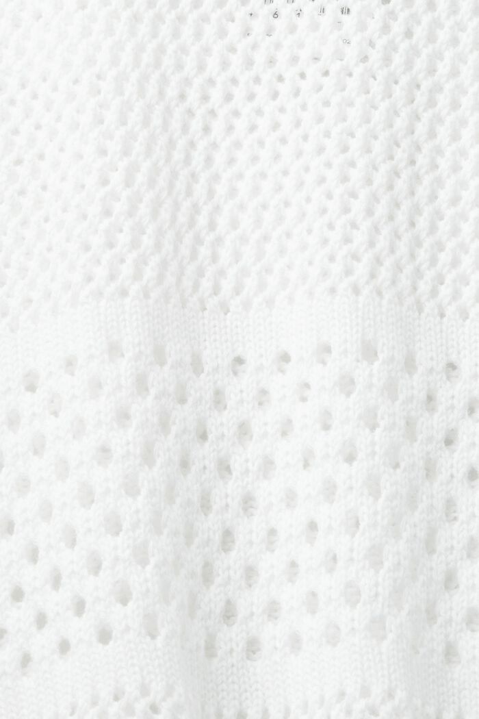 Stickad huvtröja, OFF WHITE, detail image number 4