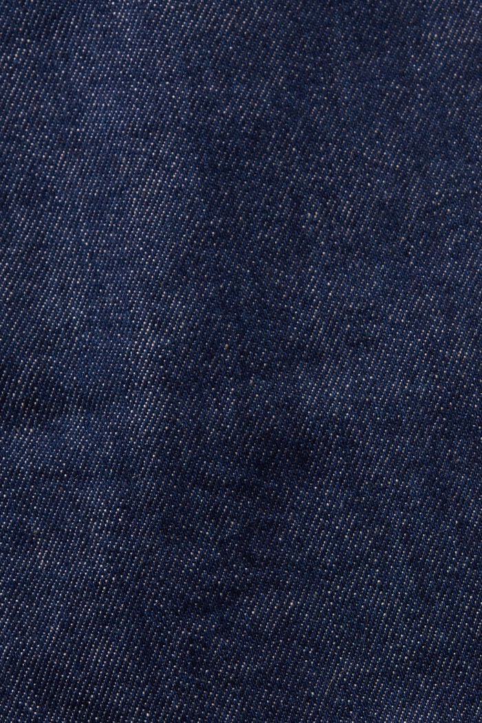 Slim-jeans med stadkant och medelhög midja, BLUE RINSE, detail image number 6