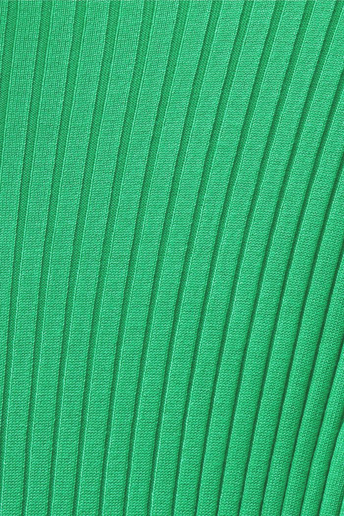 Ribbstickad maxiklänning, GREEN, detail image number 5