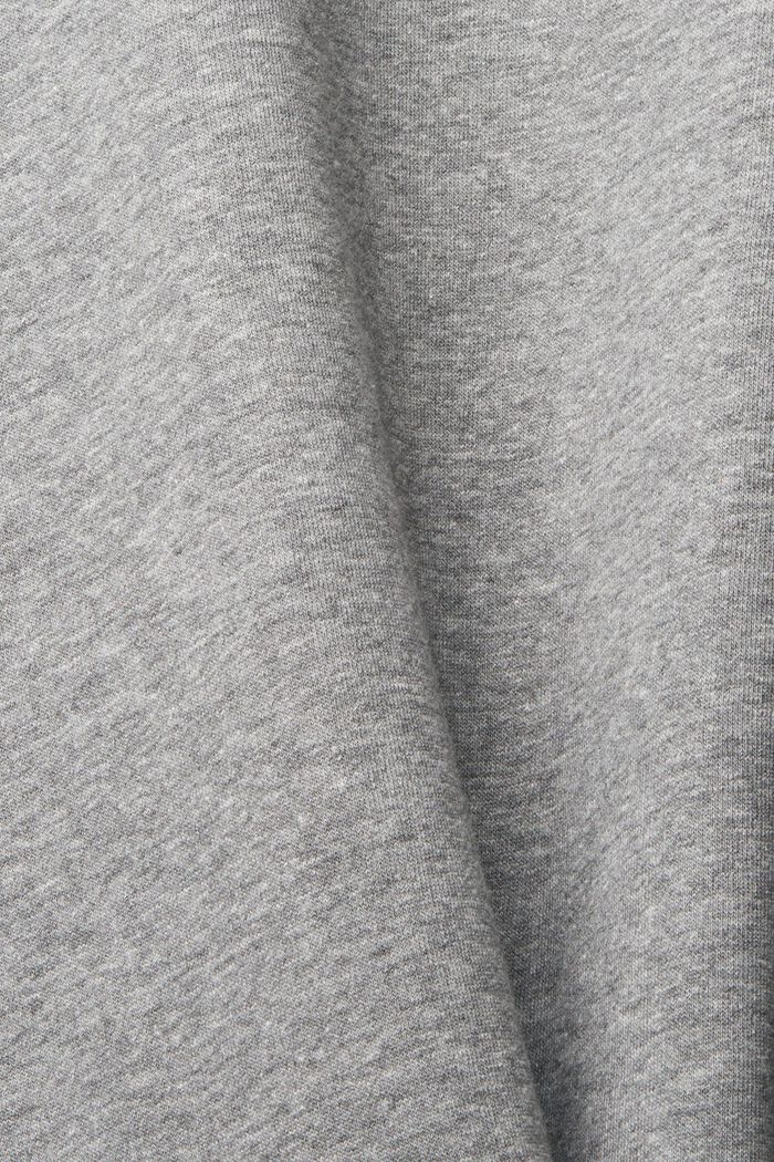 Sweatshirt med logobroderi, MEDIUM GREY, detail image number 5