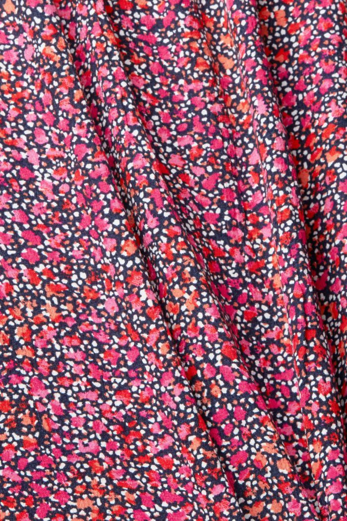 CURVY blommönstrad klänning, LENZING™ ECOVERO™, NAVY, detail image number 1