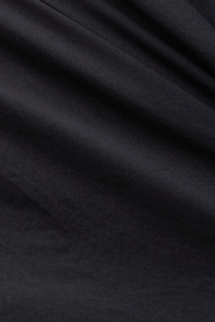 Ärmlös miniklänning med volangfåll, BLACK, detail image number 5