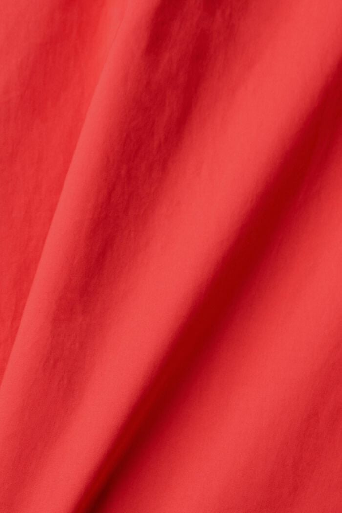 Skjortblus i poplin, RED, detail image number 5
