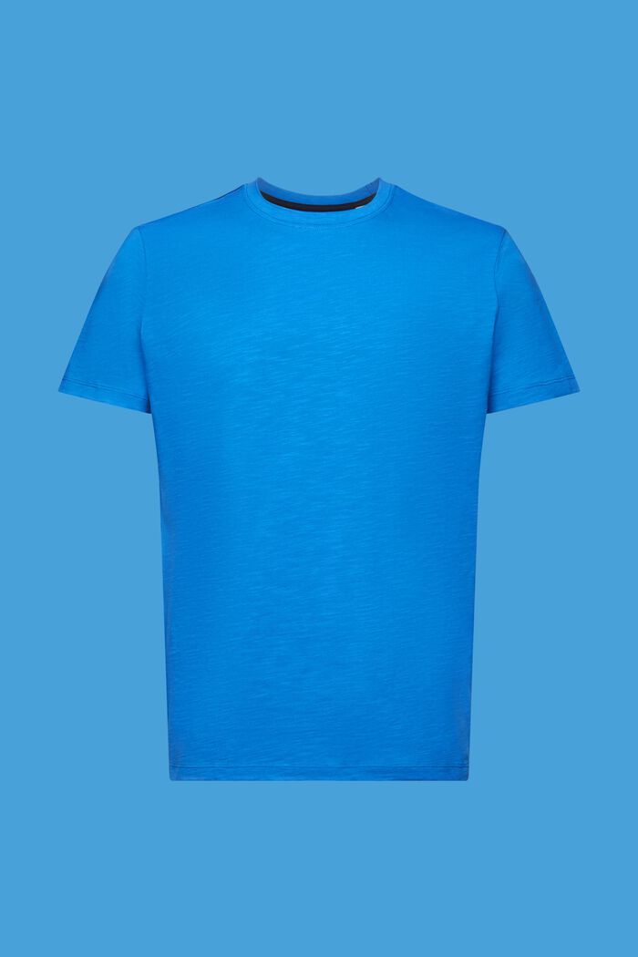 T-shirt i bomullsjersey, BRIGHT BLUE, detail image number 6