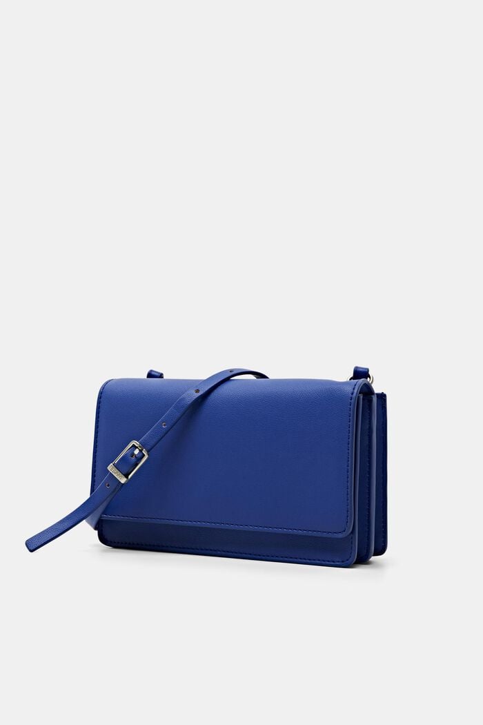 Crossbody-väska med lock, BRIGHT BLUE, detail image number 2
