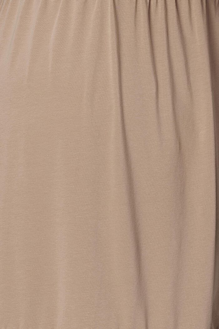 Jerseyklänning med amningsfunktion, ekobomull, LIGHT TAUPE, detail image number 4