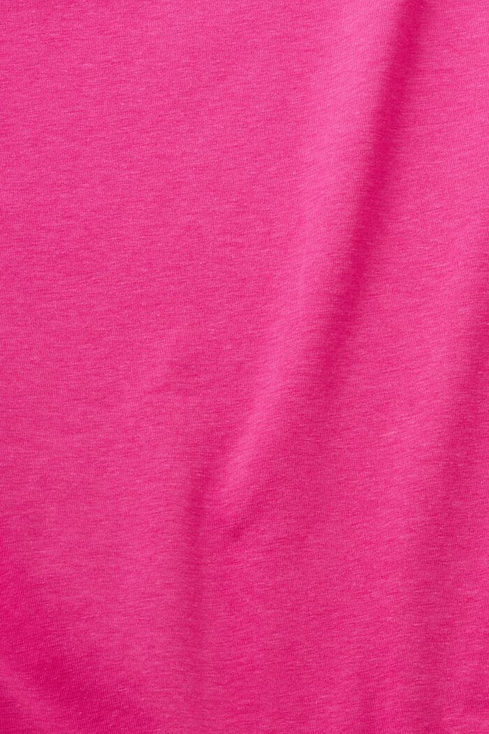 Kortare T-shirt, PINK FUCHSIA, detail image number 4