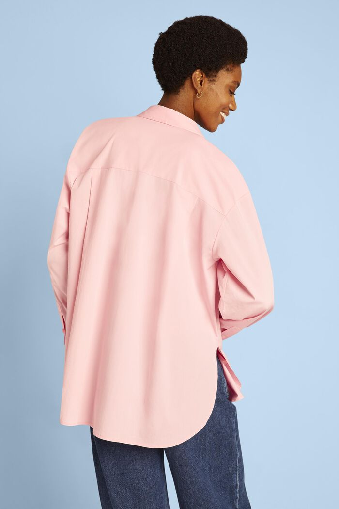 Oversized button down-skjorta, PINK, detail image number 3