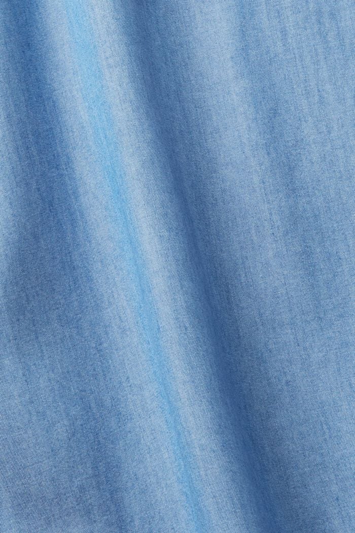 Ärmlös midiklänning i jeanslook, BLUE MEDIUM WASHED, detail image number 5