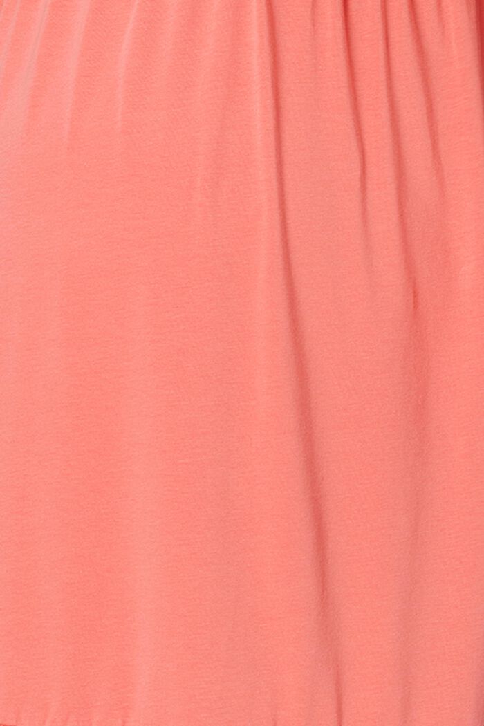 Jerseyklänning med amningsfunktion, ekobomull, SALMON, detail image number 5