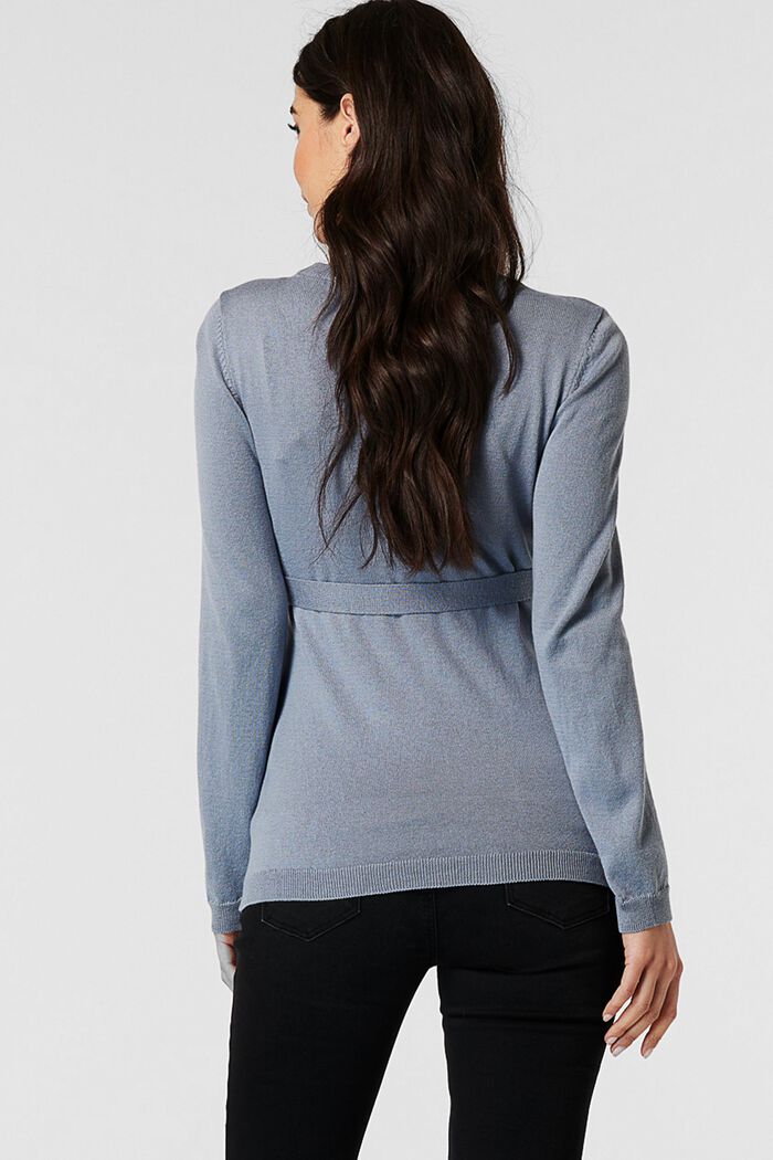 Sweaters, GREY BLUE, detail image number 1