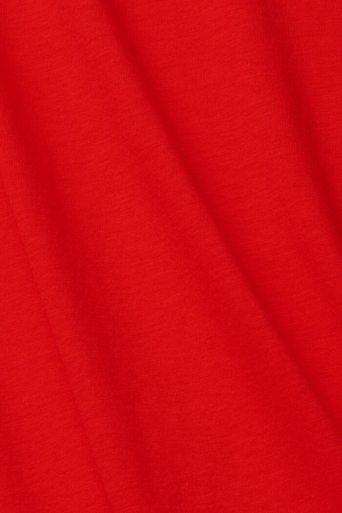 Långärmad topp med ståkrage, RED, detail image number 0