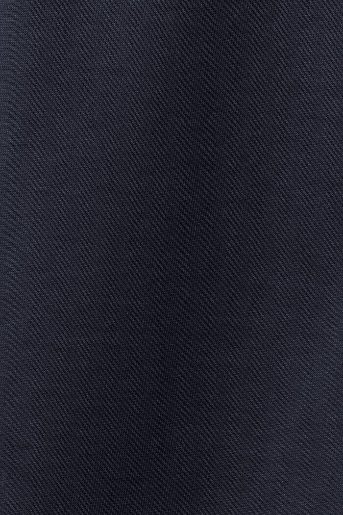 T-shirt i bomullsjersey med logo, unisexmodell, NAVY, detail image number 5