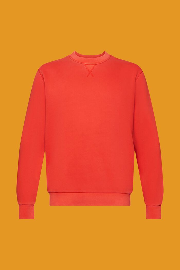 Enkel sweatshirt med normal passform, RED, detail image number 7