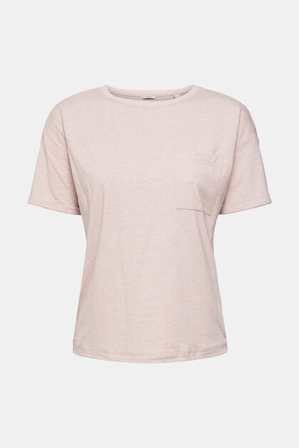 T-shirt med bröstficka av bomullsmix