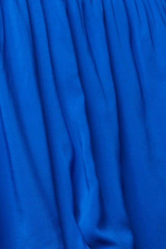 Shorts med tofsar, LENZING™ ECOVERO™, BRIGHT BLUE, detail image number 6