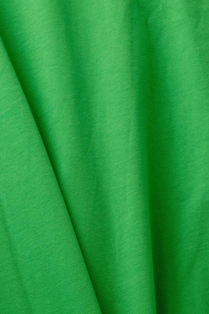T-shirt i bomull med tryck fram, GREEN, detail image number 5