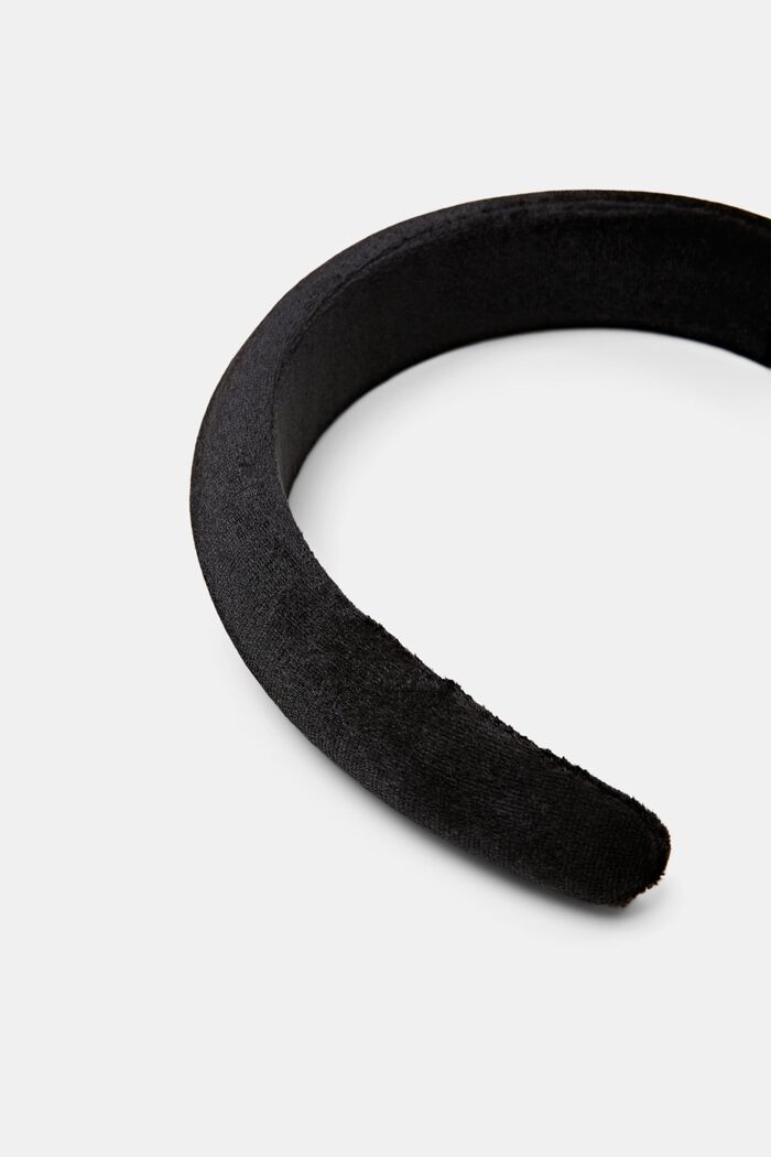 Pannband i sammet, BLACK, detail image number 1