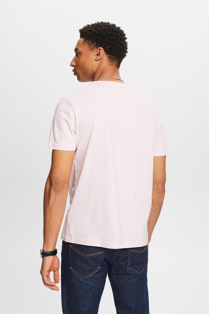Kortärmad T-shirt med rund ringning, PASTEL PINK, detail image number 2