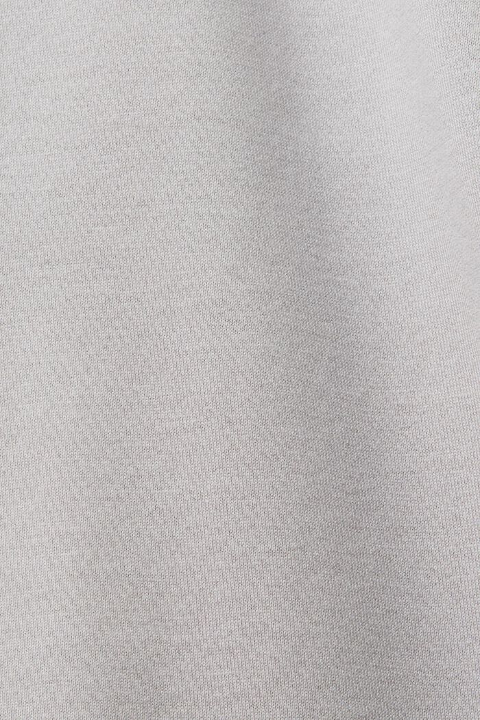 Rundringad T-shirt i lagerlook, 100% bomull, LIGHT GREY, detail image number 5