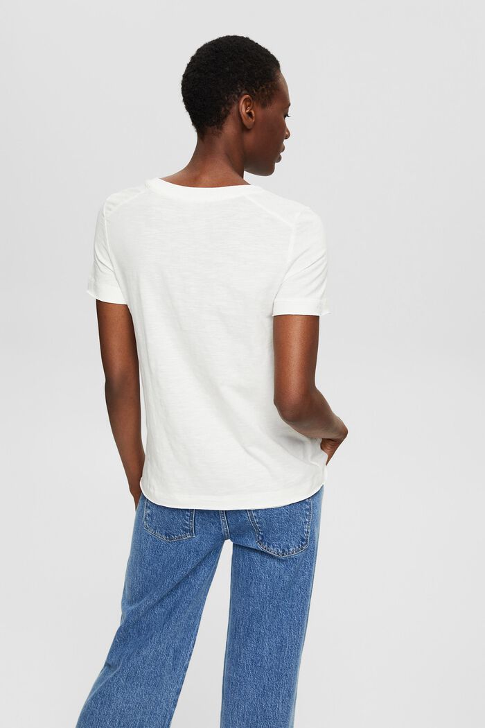T-shirt i 100% ekologisk bomull, OFF WHITE, detail image number 4