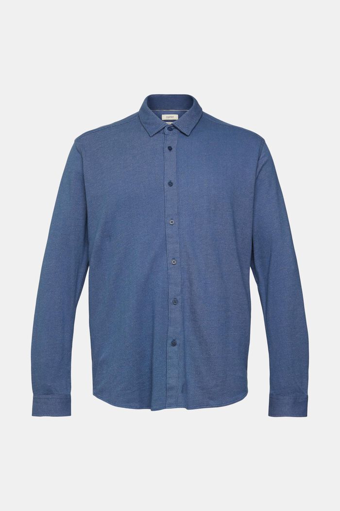 Tvåfärgad skjorta, DARK BLUE, detail image number 2
