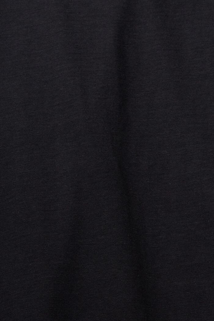 Långärmad topp i jersey i 2-pack, BLACK, detail image number 5