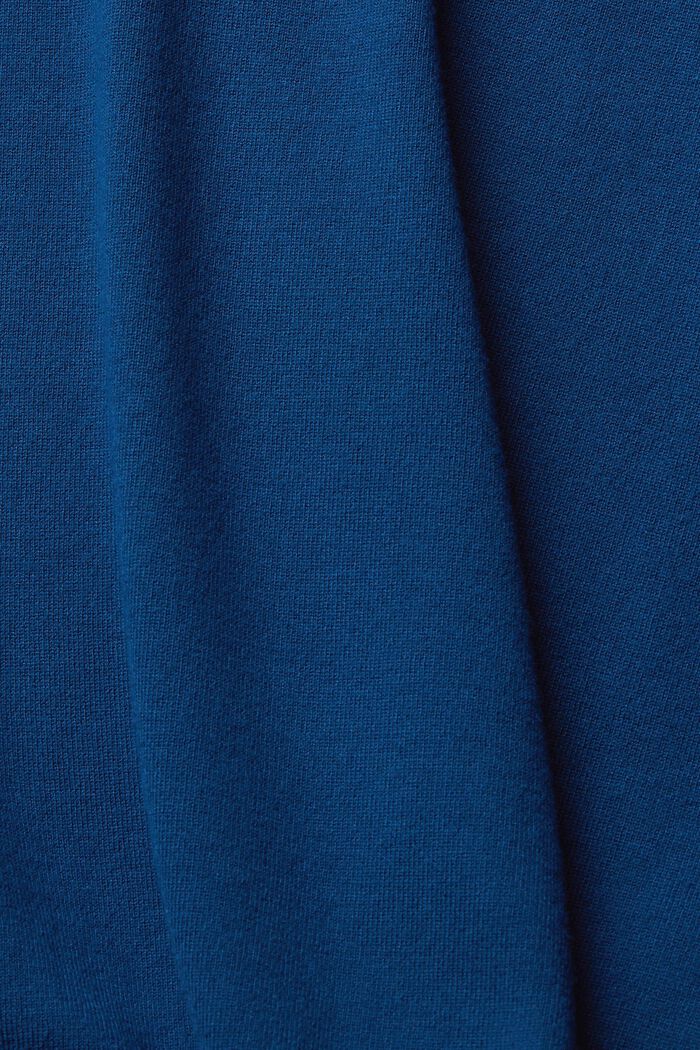 Tröja med polokrage, PETROL BLUE, detail image number 1