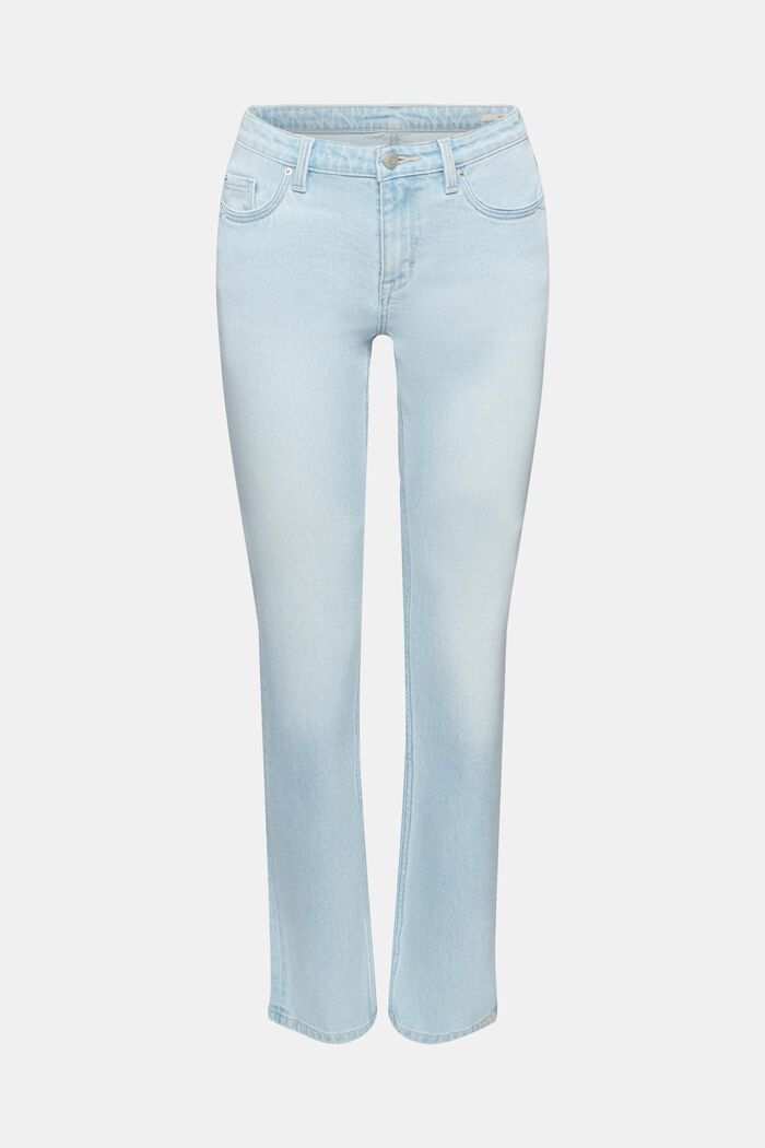 Jeans med raka ben, BLUE BLEACHED, detail image number 6