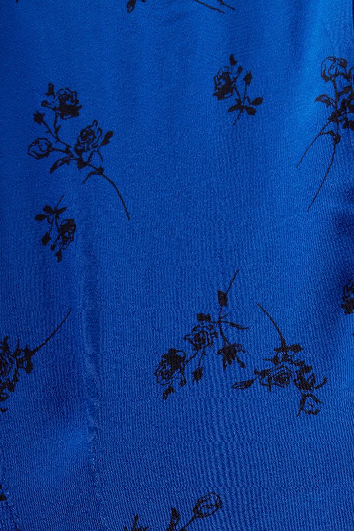 V-ringad, mönstrad midi-klänning, BRIGHT BLUE, detail image number 6
