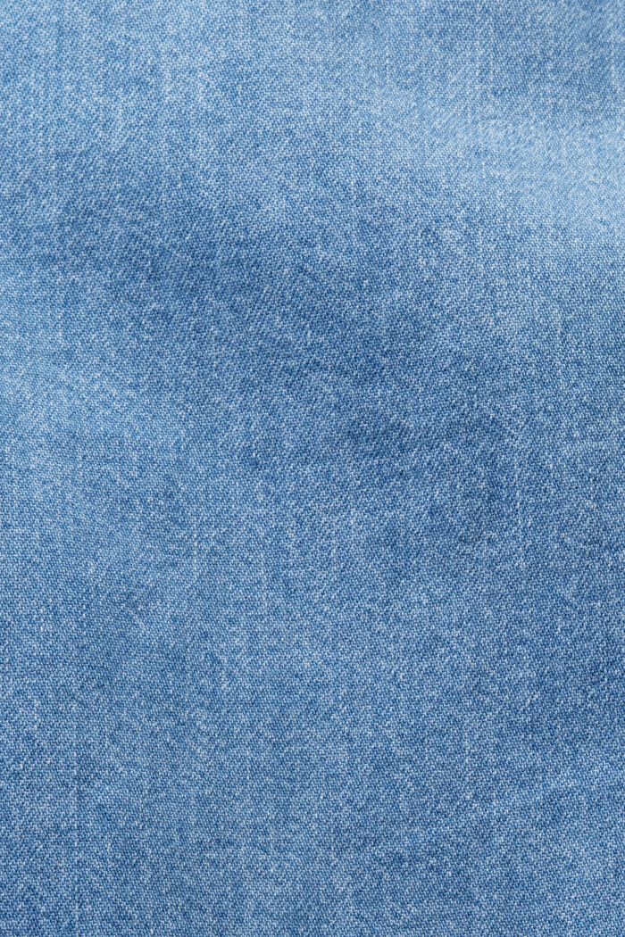 Jumpsuit i denim med skärp, BLUE BLEACHED, detail image number 4