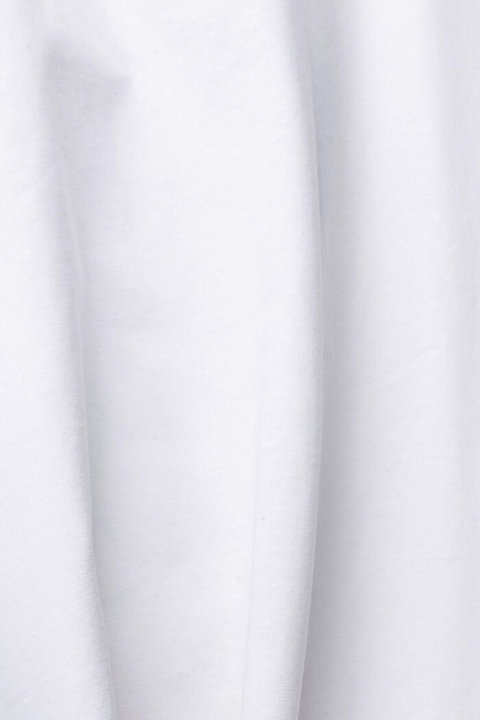 T-shirt med tryck, WHITE, detail image number 4