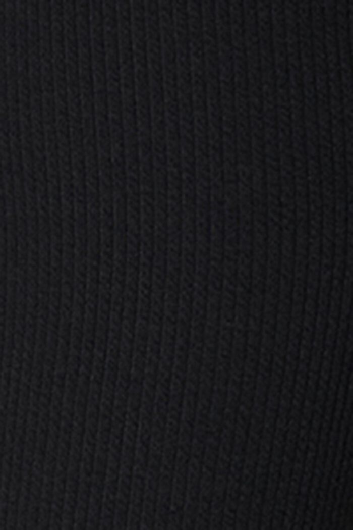GRAVIDMODE ribbstickade jerseyleggings, BLACK INK, detail image number 4