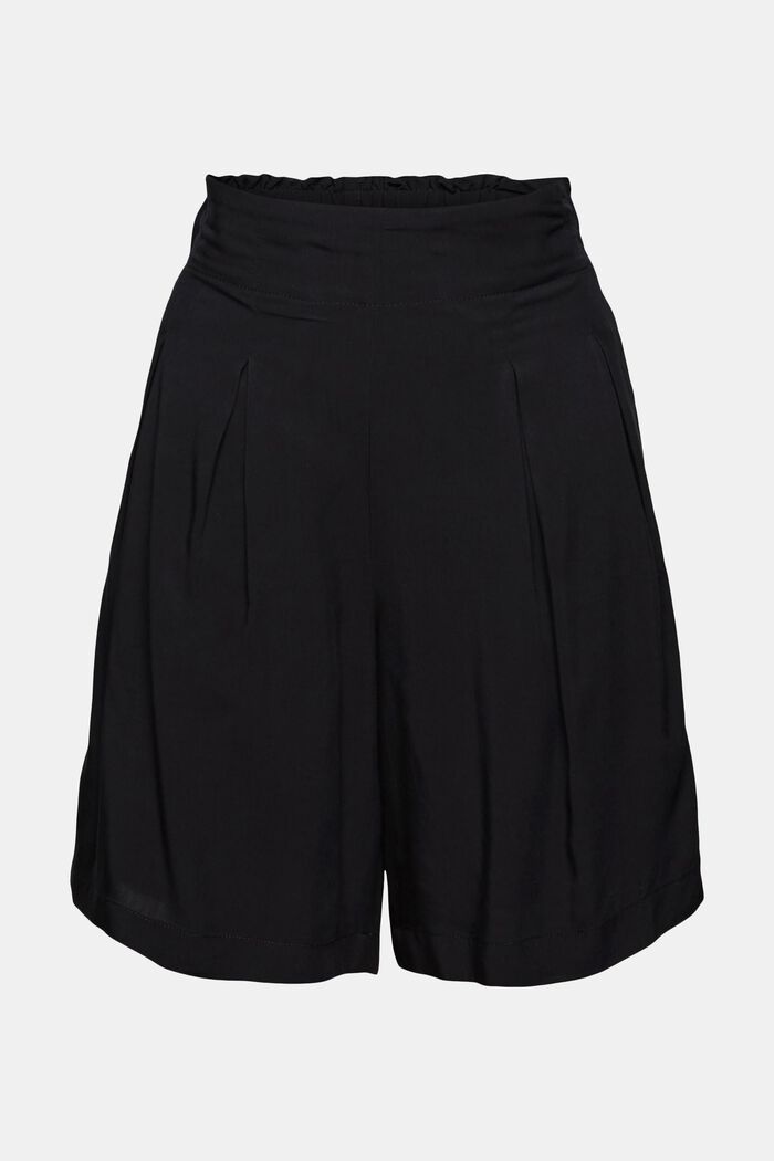 Shorts i LENZING™ ECOVERO™, BLACK, detail image number 3