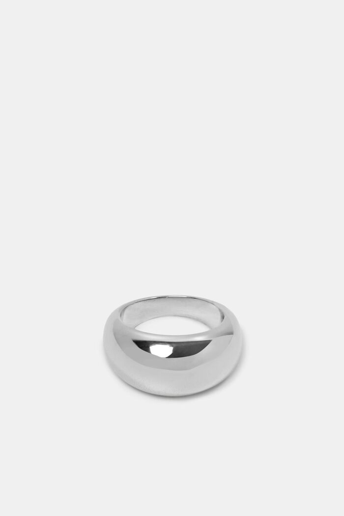 Asymmetrisk tjock ring, SILVER, detail image number 0