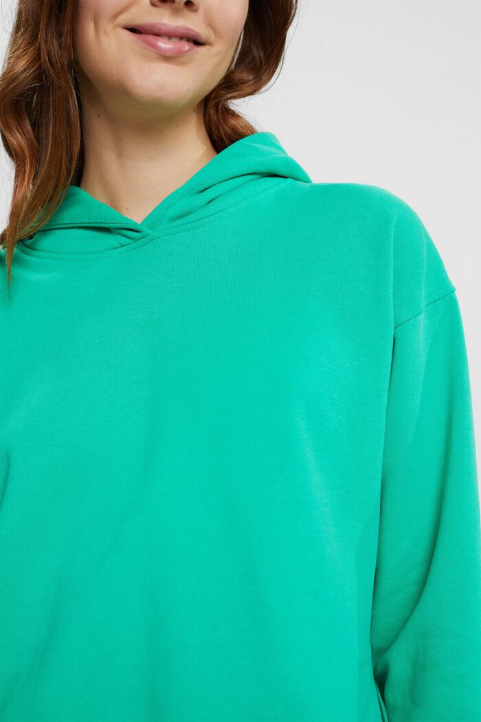 Sweatshirt med huva, LIGHT GREEN, detail image number 0