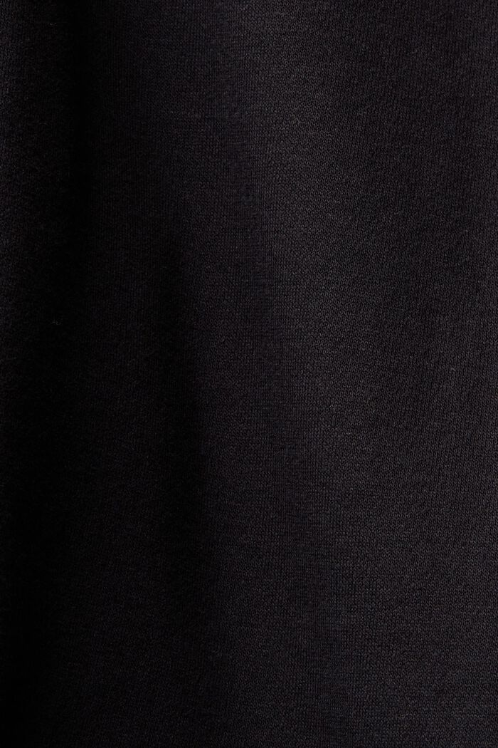 Sweatshirt med huva, BLACK, detail image number 1