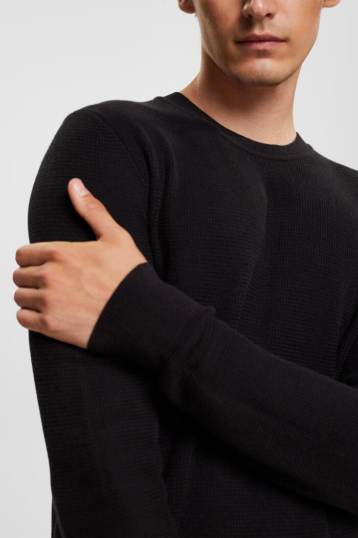 Randig tröja, BLACK, detail image number 0