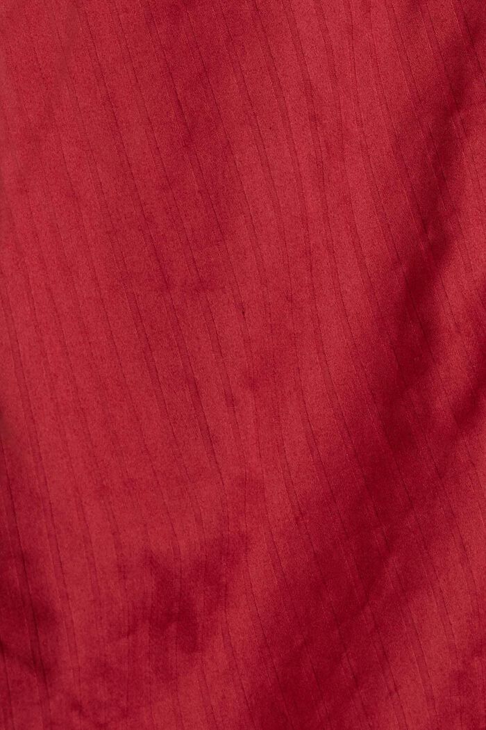 Nattlinne i 100 % bomull, CHERRY RED, detail image number 4