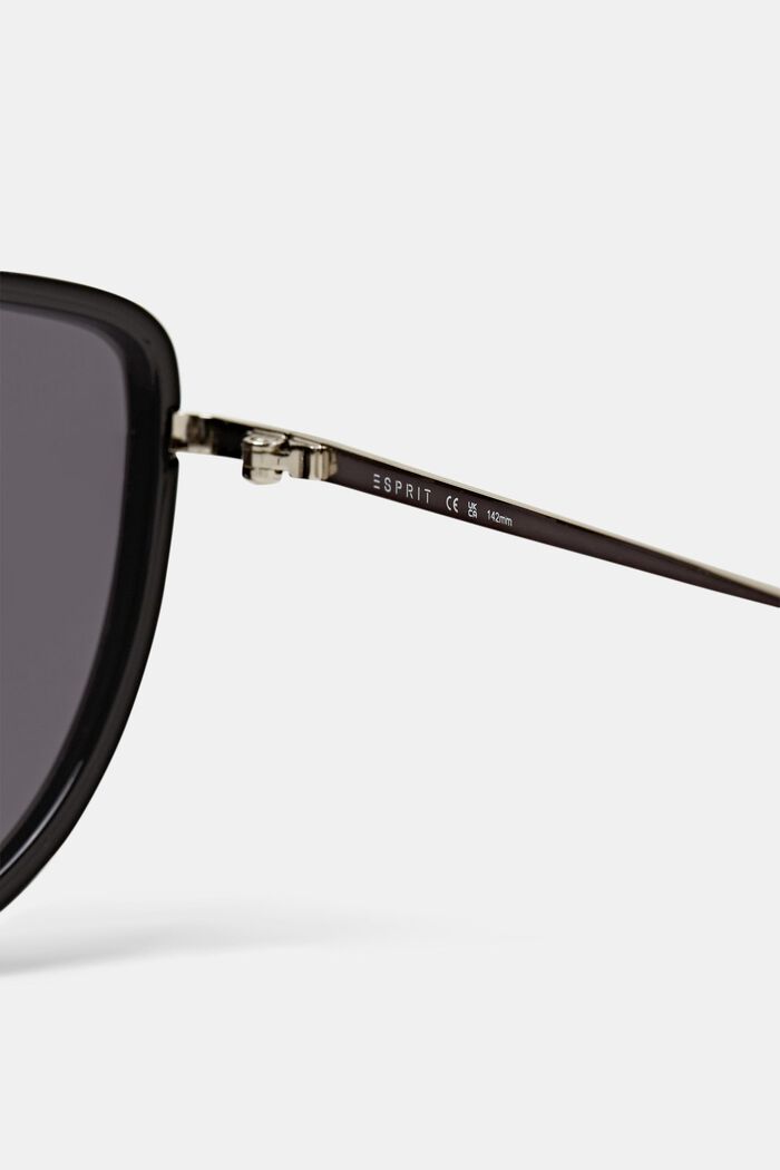 Solglasögon i kattögonsmodell, BLACK, detail image number 3