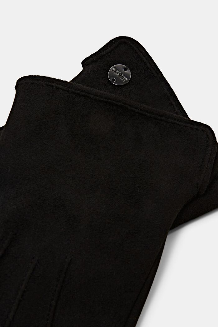 Pekskärmsvänliga handskar i mockaimitation, BLACK, detail image number 1