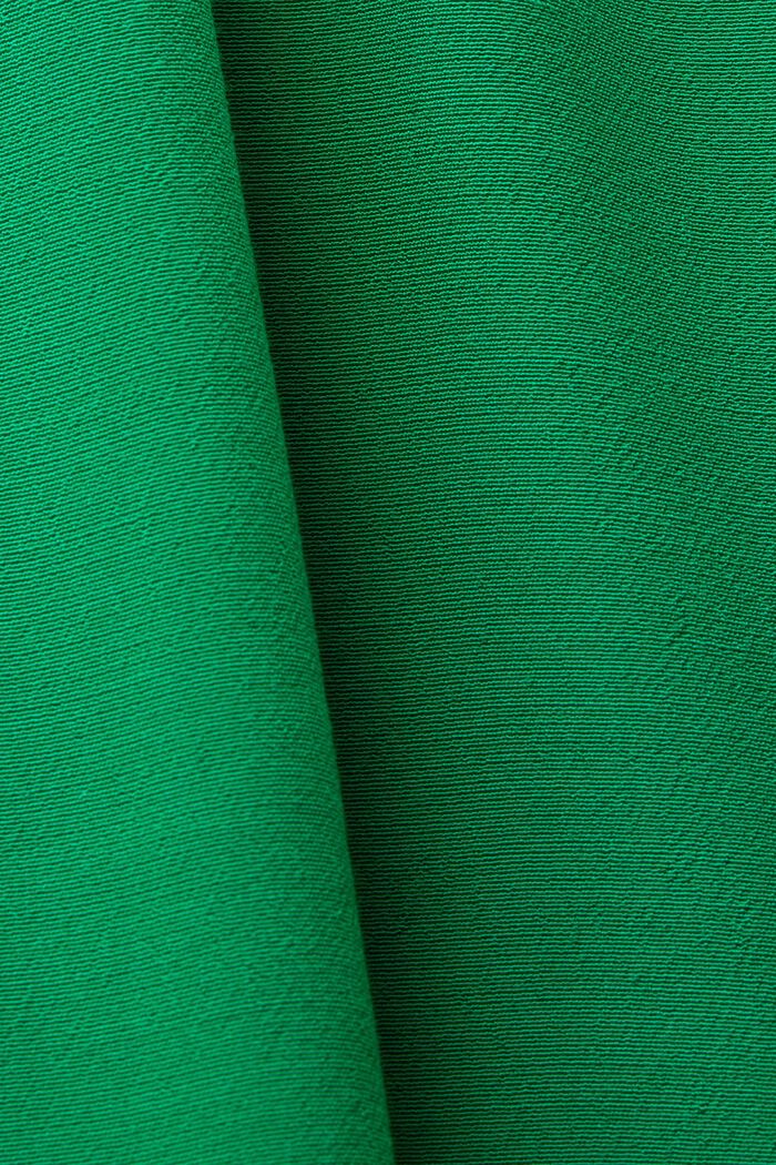 A-linjeklänning med smockad midja, GREEN, detail image number 5