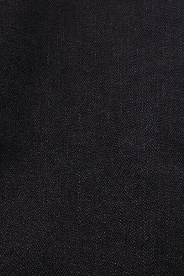Återvunnet: mid-rise skinny jeans, BLACK DARK WASHED, detail image number 6