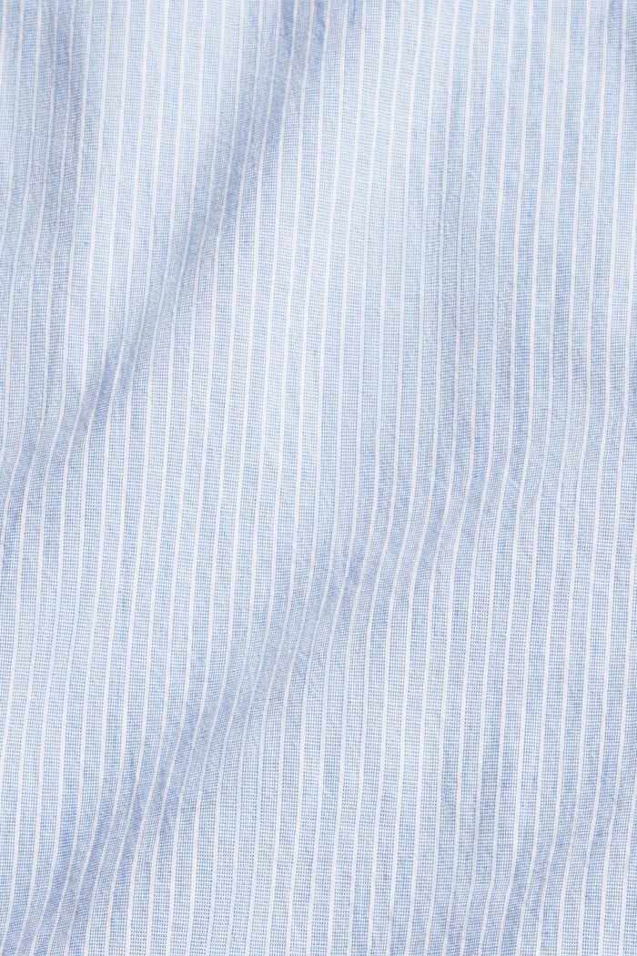 Skjortblusklänning i bomull, LIGHT BLUE, detail image number 4