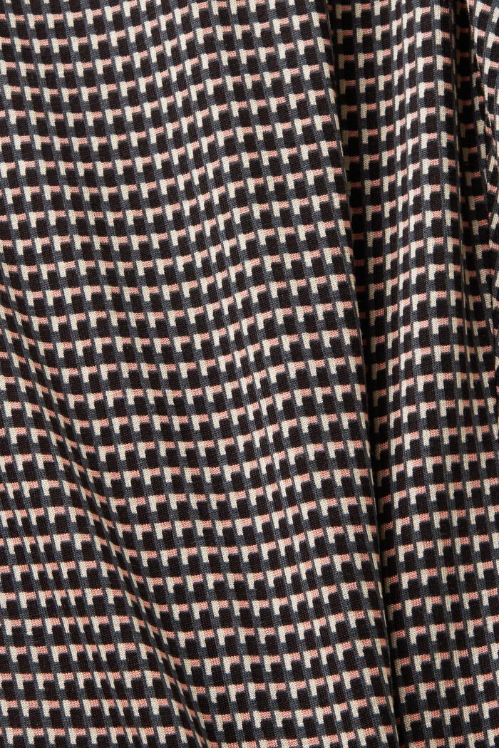 Pyjamasbyxa med helmönster, BLACK, detail image number 5