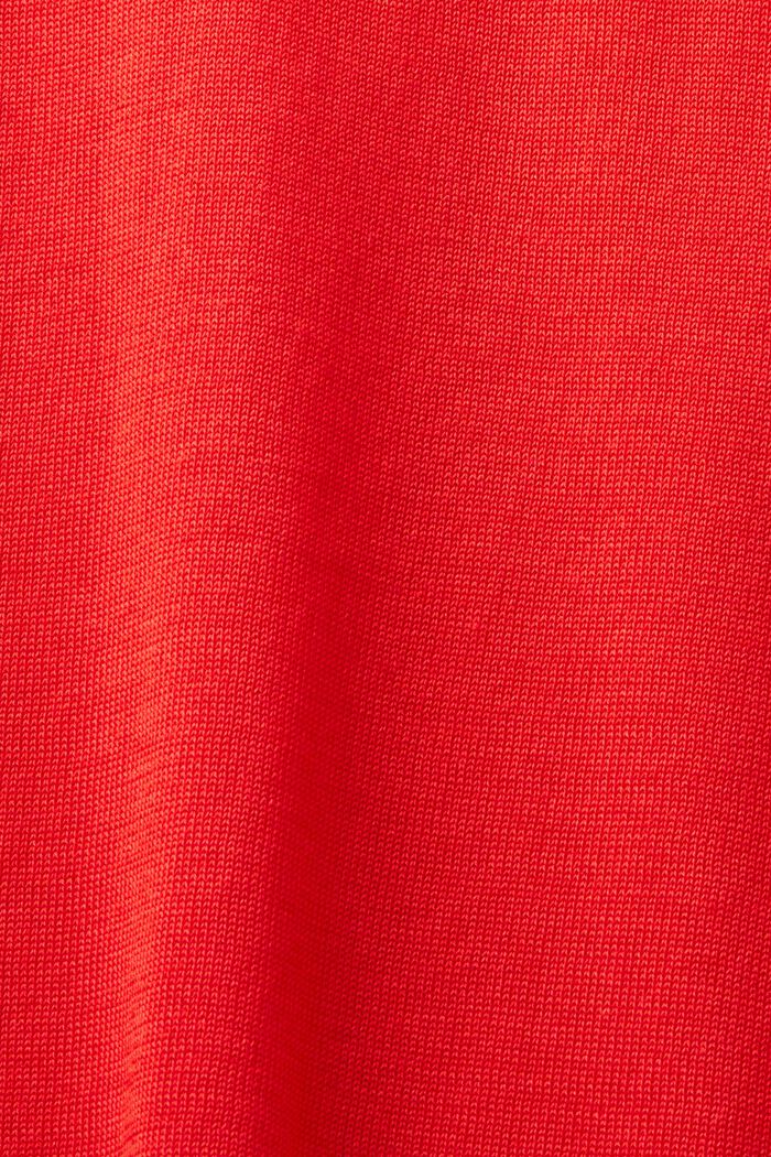 Långärmad polotröja, RED, detail image number 4