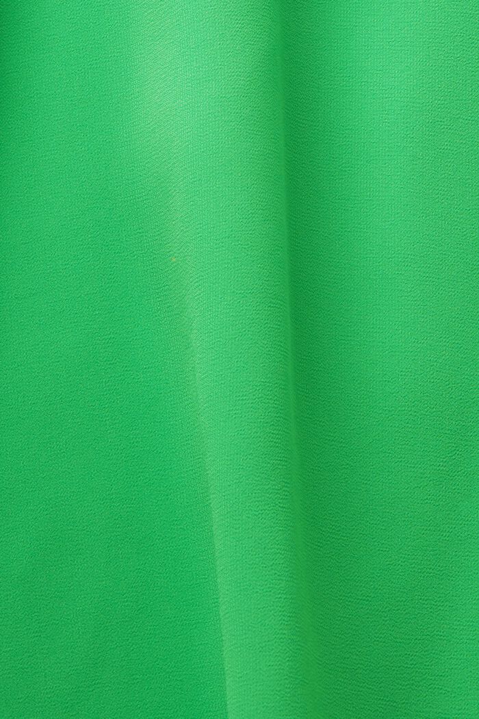 Ärmlös blus i crêpechiffong, CITRUS GREEN, detail image number 5